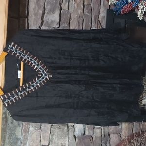 OVERSIZED Embellished Flowy Floral Top sz 1X/2X